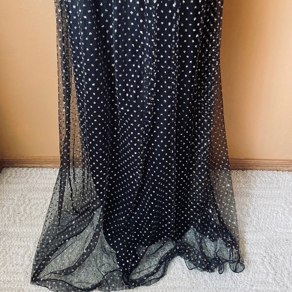 Windsor Long Black Strapless Prom Dress (M) NWOT - Picture 3 of 16